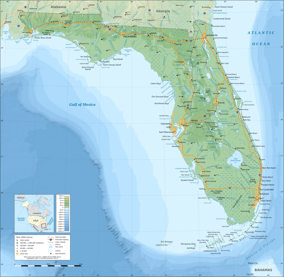 map of florida